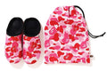 A BATHING APE ABC SLIPPERS & POUCH SET - happyjagabee store