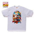 A BATHING APE BAPE x MARVEL CAMO BLACK WIDOW TEE
