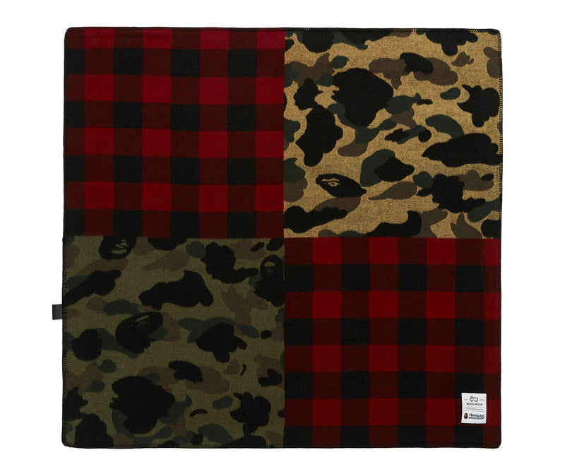 A BATHING APE BAPE X WOOLRICH BLANKET