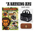A BATHING APE BAPE KIDS 2023 SPRING / SUMMER COLLECTION w/ CAMO INTERIOR TOTE & MILO POUCH
