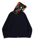 A BATHING APE CRAZY FACE FULL ZIP HOODIE