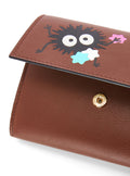 LOEWE x Spirited Away Dust Bunny Susuwatari small vertical wallet in classic calfskin