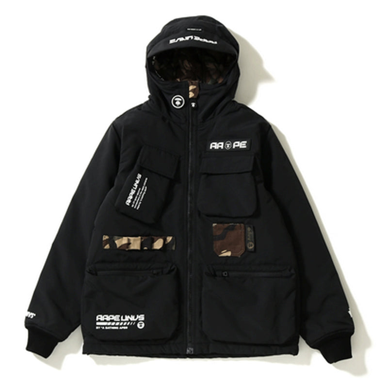 A BATHING APE - AAPE REG DOWN HOODIE JACKET