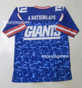 A BATHING APE BAPE X M&N NFL NEW YORK GIANTS LEGACY JERSEY