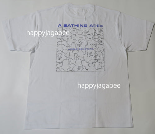 [2XL] A BATHING APE A BATHING APE LINE CAMO TEE White
