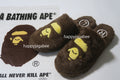 A BATHING APE APE HEAD SLIPPERS
