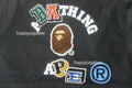 A BATHING APE MULTI FONTS RELAX ZIP JACKET