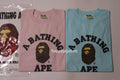 A BATHING APE COLLEGE L/S TEE
