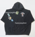 A BATHING APE MULTI FONTS LOOSE FIT PULLOVER HOODIE