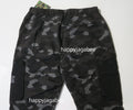 A BATHING APE COLOR CAMO MILITARY PANTS