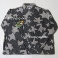 A BATHING APE STA PATTERN LOOSE FIT DENIM JACKET
