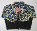 A BATHING APE Ladies' MULTI CAMO WIDE CROPPED JACKET