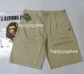 A BATHING APE ONE POINT WIDE FIT CHINO SHORTS