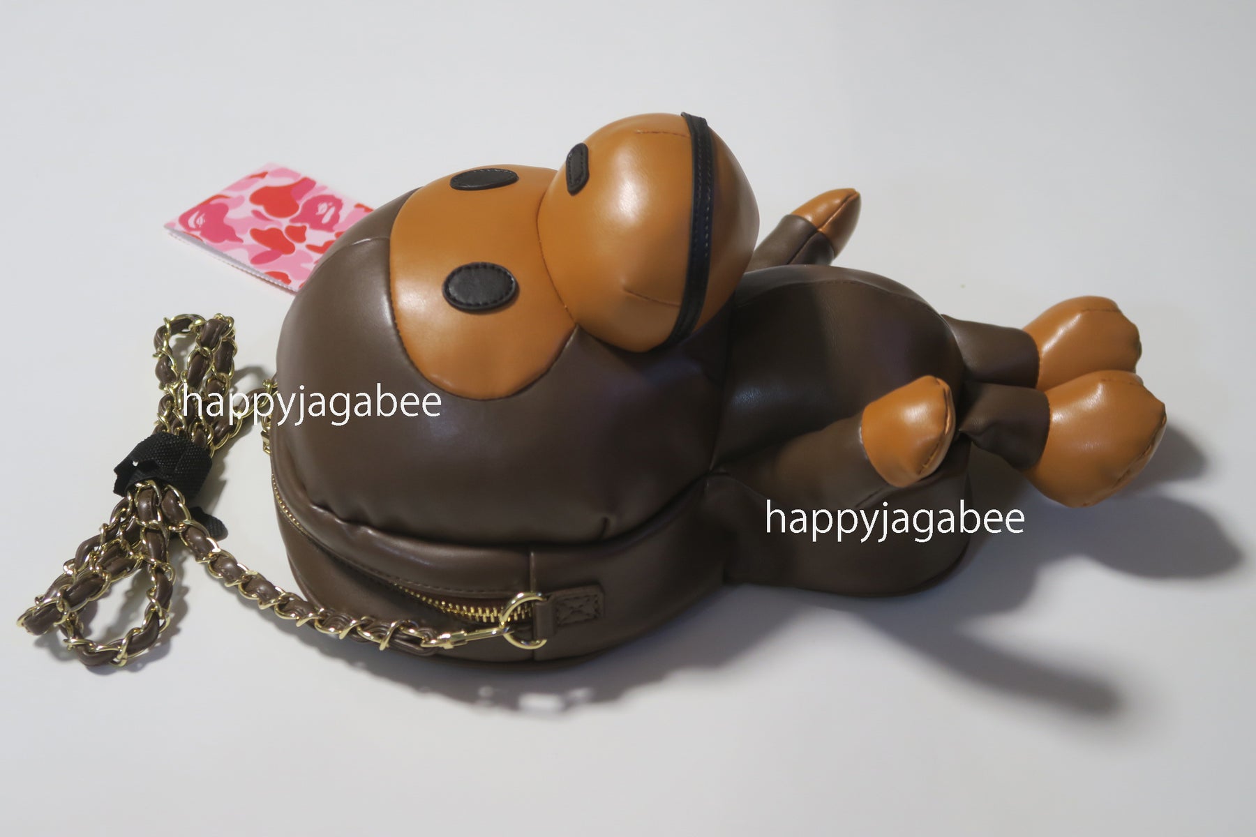 A BATHING APE Ladies' BABY MILO PLUSH DOLL CHAIN SHOULDER BAG