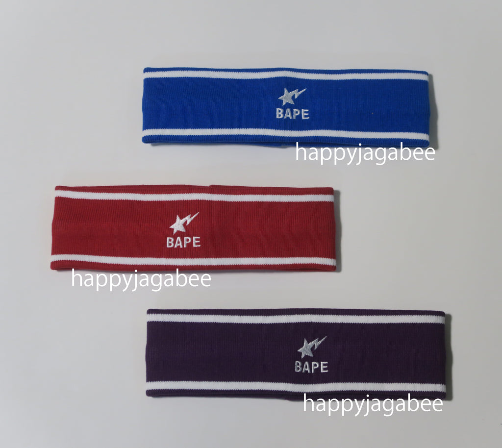 BAPE A Bathing Ape Headband Red