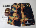A BATHING APE TIE DYE BEACH SHORTS