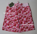 A BATHING APE ABC CAMO SWEAT SHORTS