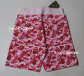 A BATHING APE ABC CAMO SWEAT SHORTS