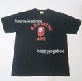A BATHING APE COLOR CAMO COLLEGE TEE