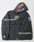 A BATHING APE MULTI POCKET SHARK HOODIE JACKET