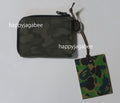 A BATHING APE PORTER JACQUARD CAMO MINI WALLET