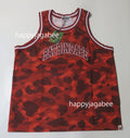 A BATHING APE COLOR CAMO BASKETBALL TANK TOP