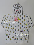 A BATHING APE Ladies' BAPE x MINIONS SHARK FULL ZIP HOODIE
