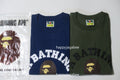 A BATHING APE MENS COLLEGE TEE -ONLINE EXCLUSIVE-