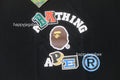 A BATHING APE MULTI FONTS RELAXED FIT COLLEGE HEAVY WEIGHT TEE