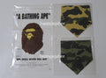 A BATHING APE BAPE KIDS 1ST CAMO BANDANA BIB