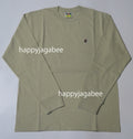 A BATHING APE MENS APE HEAD ONE POINT L/S TEE -ONLINE EXCLUSIVE-