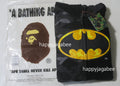 A BATHING APE BAPE × DC BATMAN FULL ZIP HOODIE