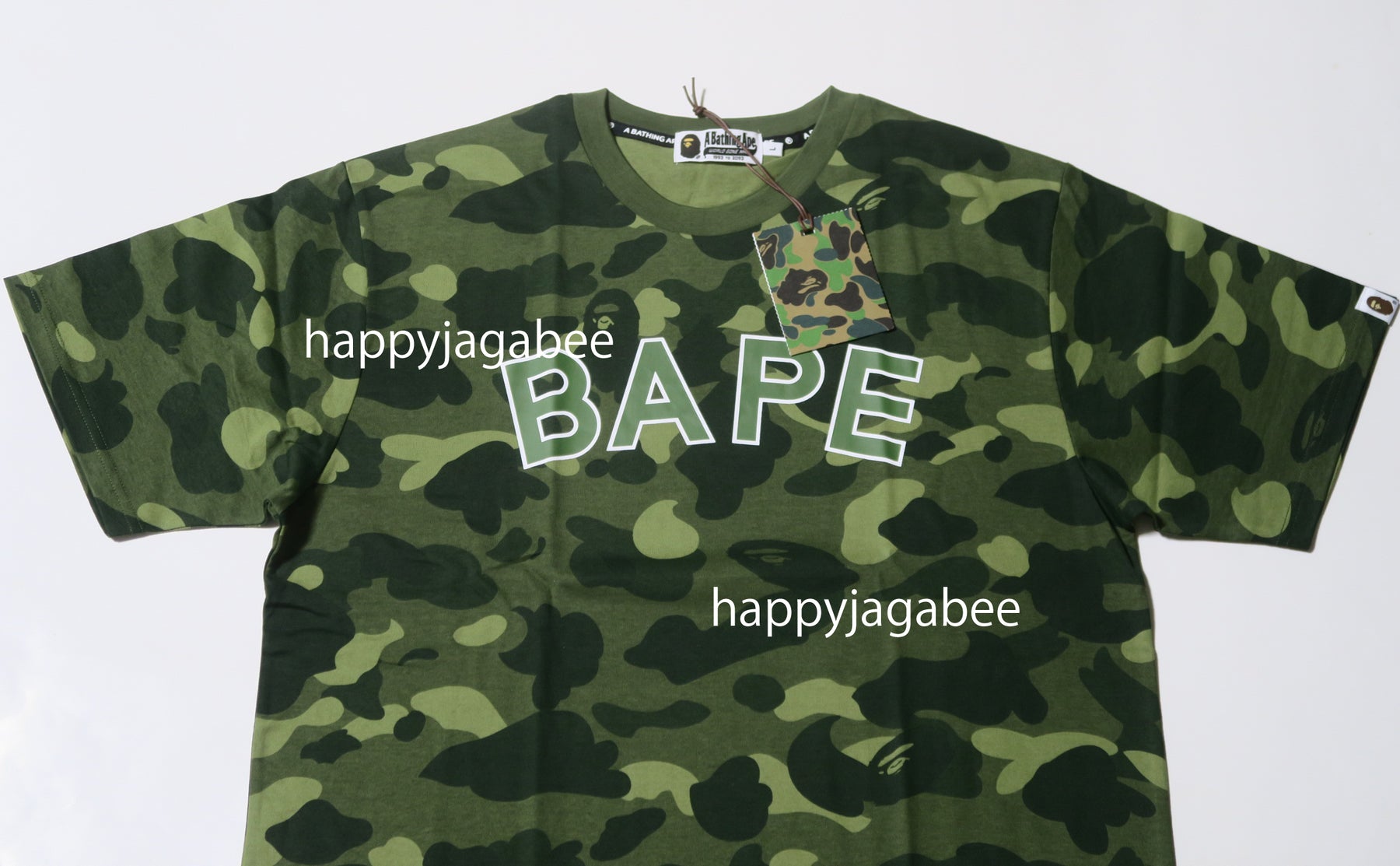 A BATHING APE COLOR CAMO BAPE TEE