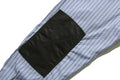 A BATHING APE STRIPE RELAXED MILITARY SHIRT