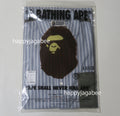 A BATHING APE STRIPE RELAXED MILITARY SHIRT