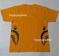 A BATHING APE BICOLOR SIDE SHARK TEE