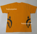 A BATHING APE BICOLOR SIDE SHARK TEE
