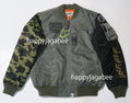 A BATHING APE BAPE x OVO LOOSE FIT MA-1 JACKET