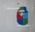 A BATHING APE COLOR BLOCK SIDE BIG APE HEAD TEE
