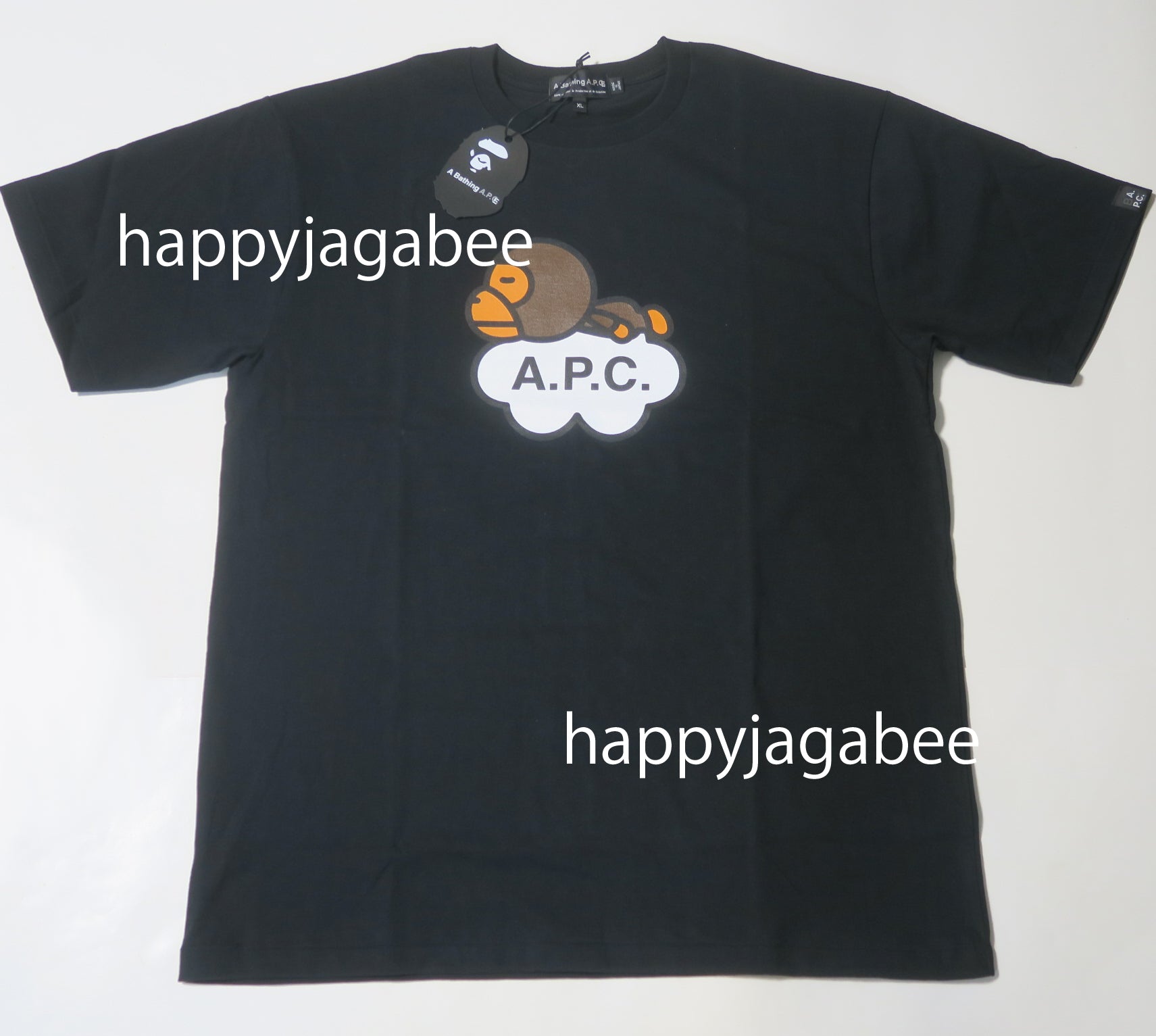 A BATHING APE BAPE x A.P.C. MILO WIDE TEE – happyjagabee store