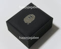 A BATHING APE MILO CRYSTAL STONE NECKLACE Silver