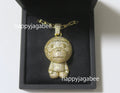 A BATHING APE MILO CRYSTAL STONE NECKLACE