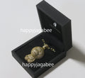 A BATHING APE MILO CRYSTAL STONE NECKLACE Silver