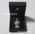 A BATHING APE MILO CRYSTAL STONE NECKLACE Silver