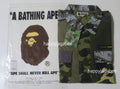 A BATHING APE CRAZY CAMO RELAXED MILITARY SHIRT