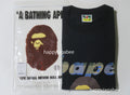 A BATHING APE BLOCK CHECK WGM APE HEAD TEE
