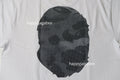 A BATHING APE GRID CAMO BIG APE HEAD TEE