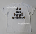 A BATHING BAPE KIDS APE BABY MILO X SAVE THE CHILDREN TEE