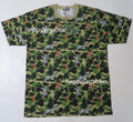 A BATHING APE BAPE X TOM AND JERRY CAMO TEE