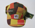 A BATHING APE BLOCK CHECK EARMUFFS CAP